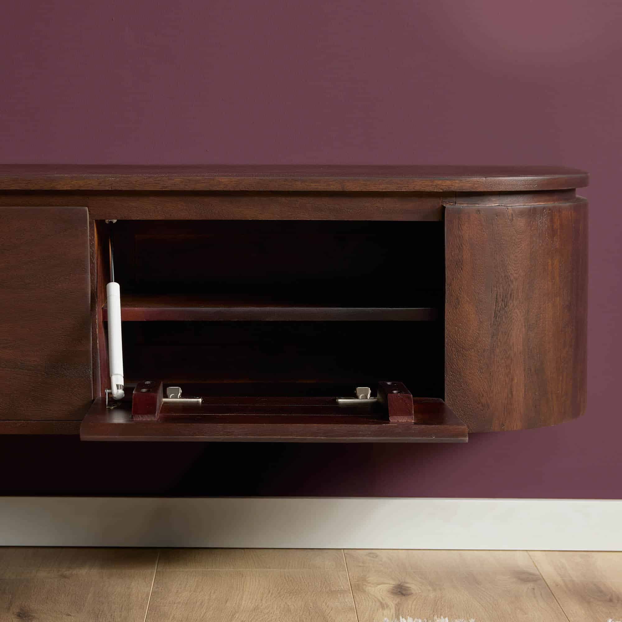 Starfurn tv meubel Excellent bruin 120x35x30 cm mangohout