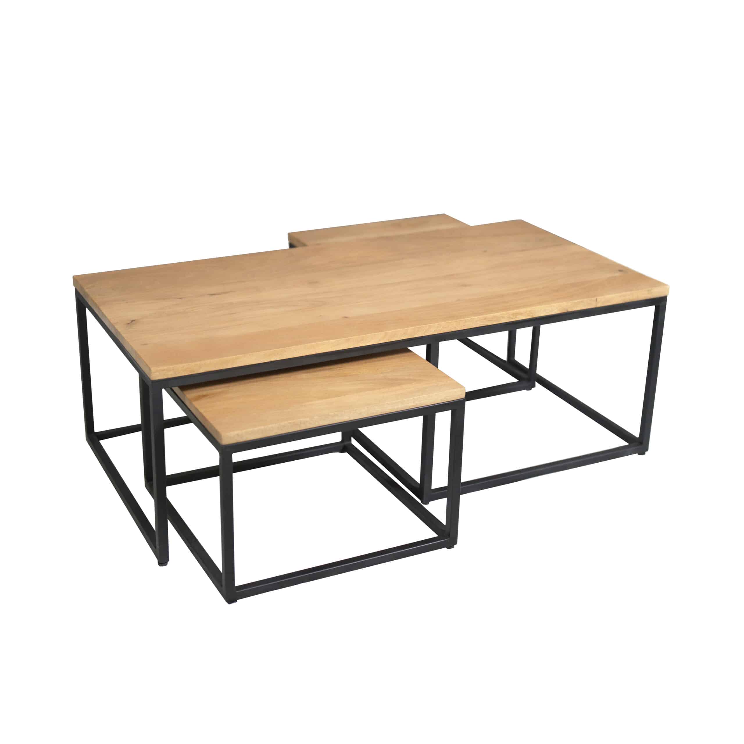 Starfurn Salontafel set Dakota Naturel Mangohout 120 cm