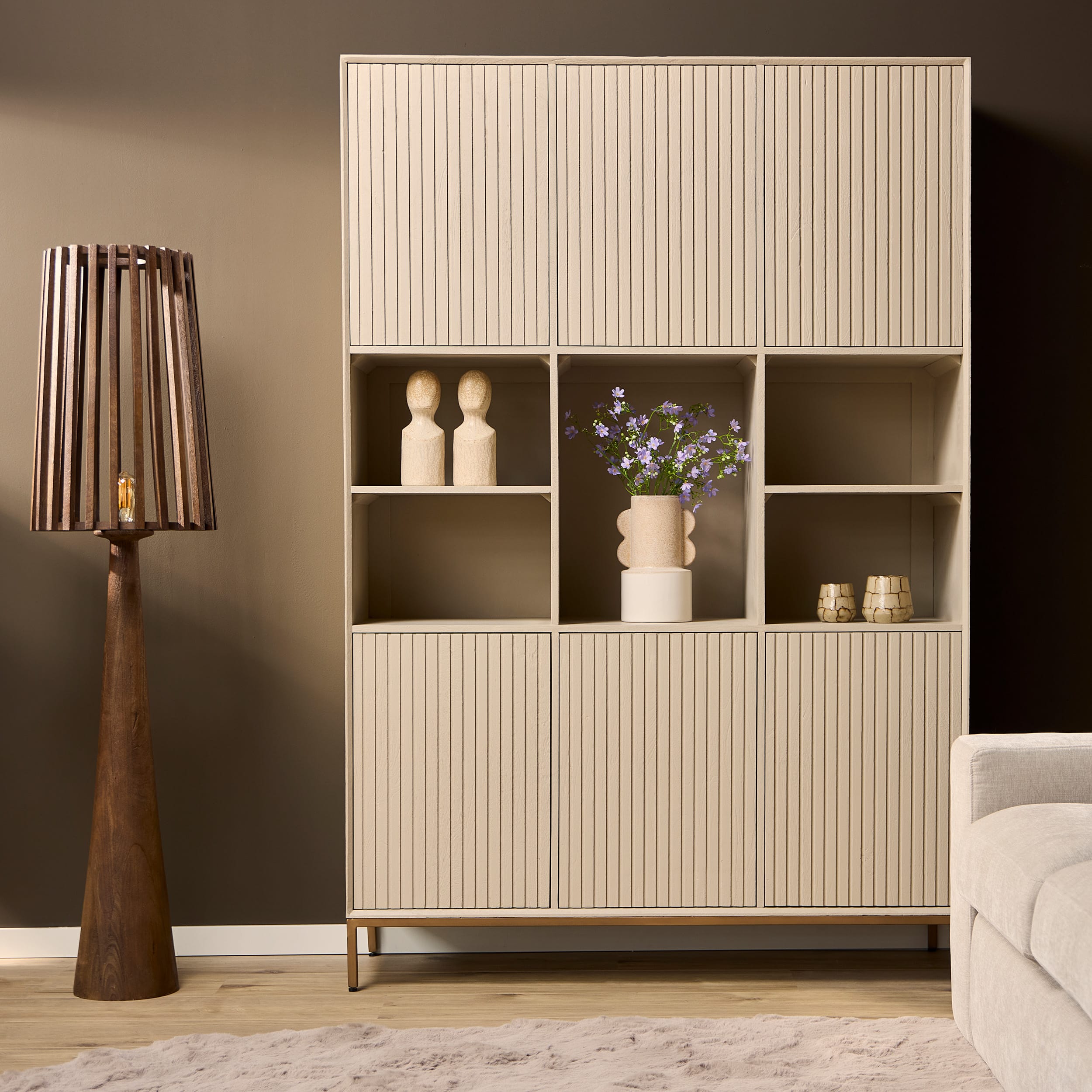 Starfurn Vakkenkast Madison XL Sand | 135 cm
