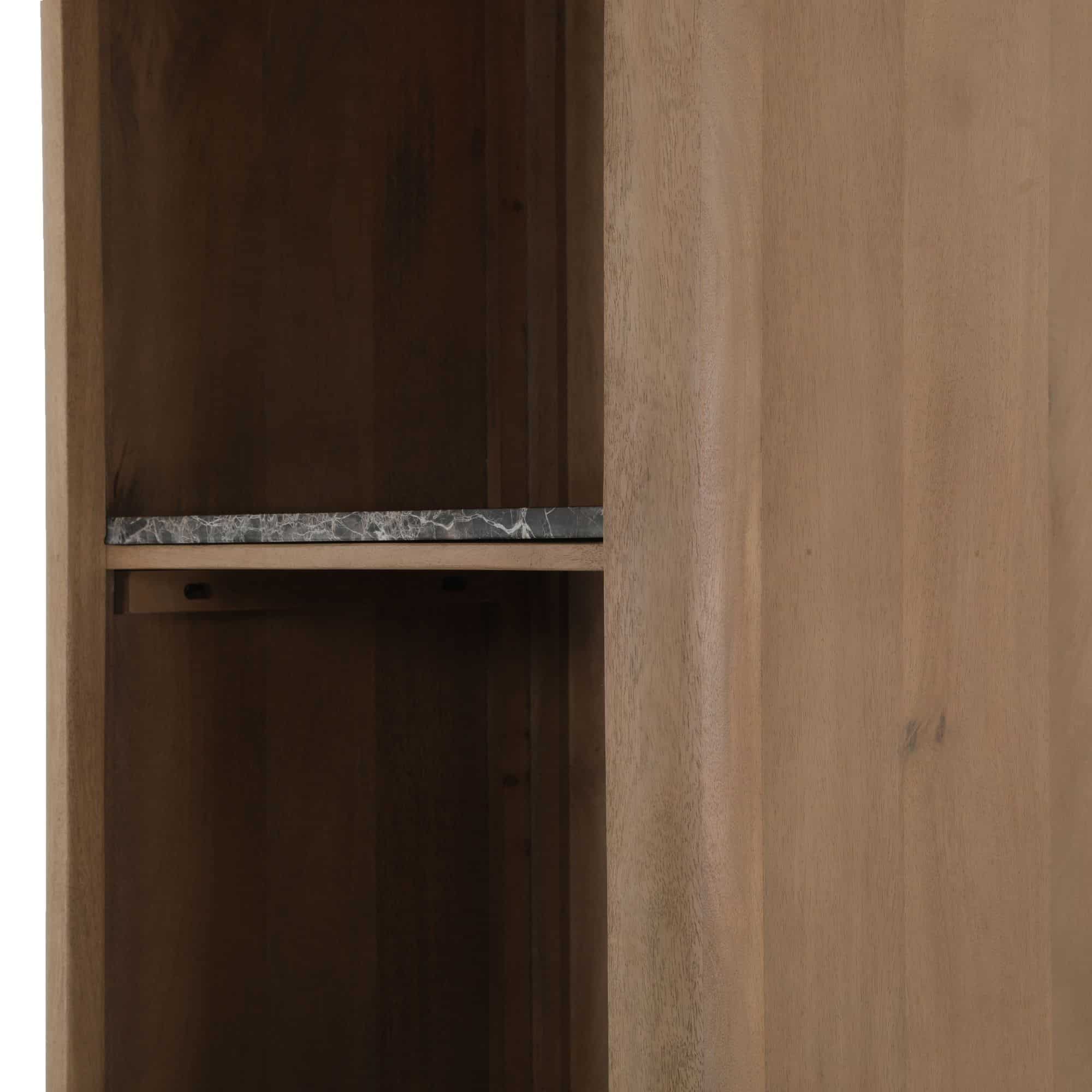 Starfurn Boekenkast Dallas Naturel Mangohout 55 cm
