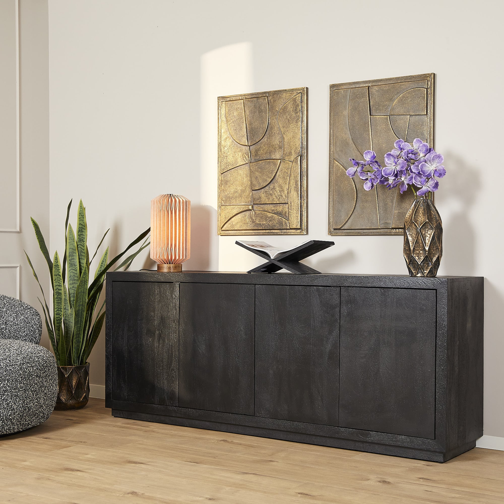 Starfurn Dressoir Brussel Black | 200 cm