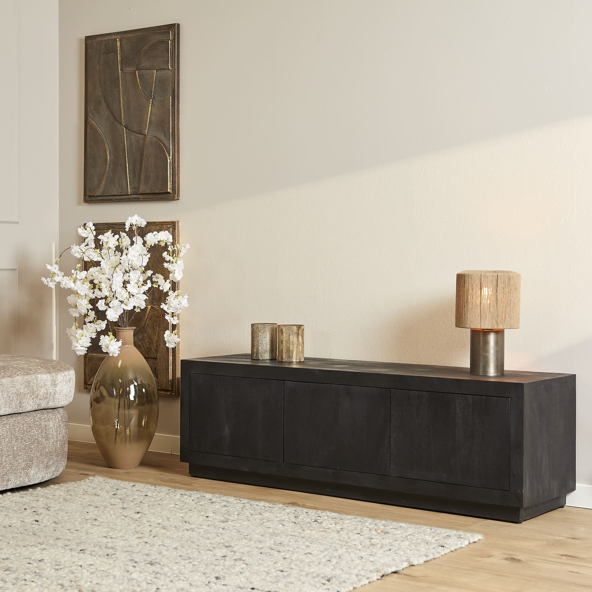 Starfurn Tv meubel Brussel Black | 150 cm