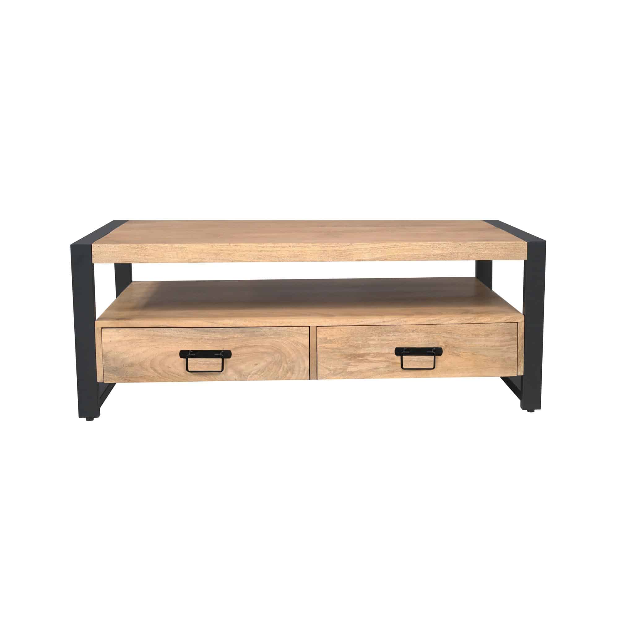 Starfurn Salontafel Britt met vier lades Naturel Mangohout 120 cm