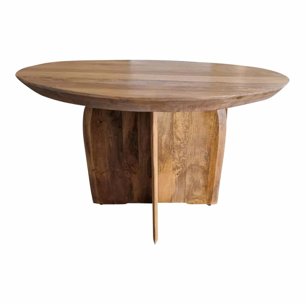 Starfurn Ronde eettafel Tense Naturel Mangohout 150 cm