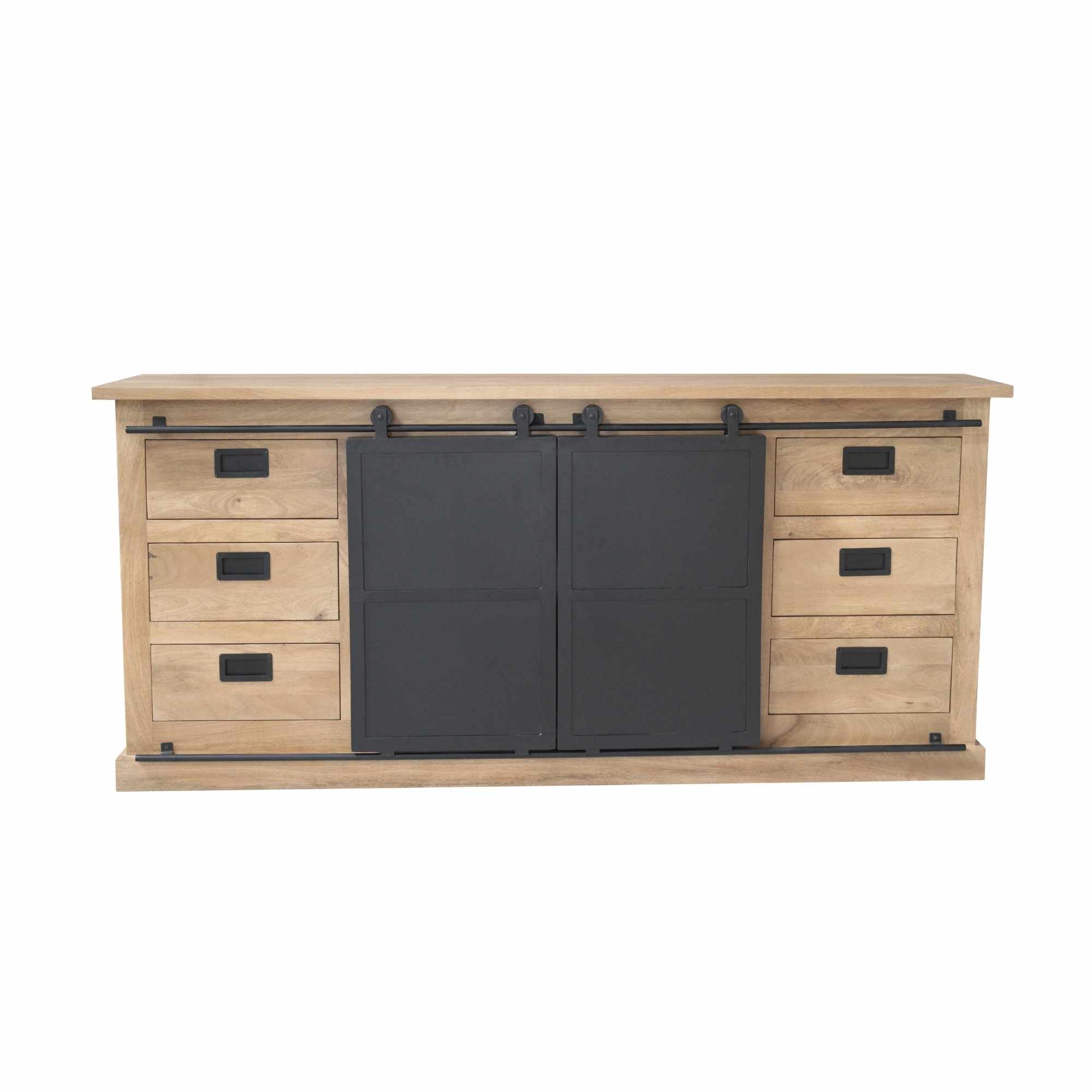 Starfurn Dressoir Fresno Naturel Mangohout 200 cm