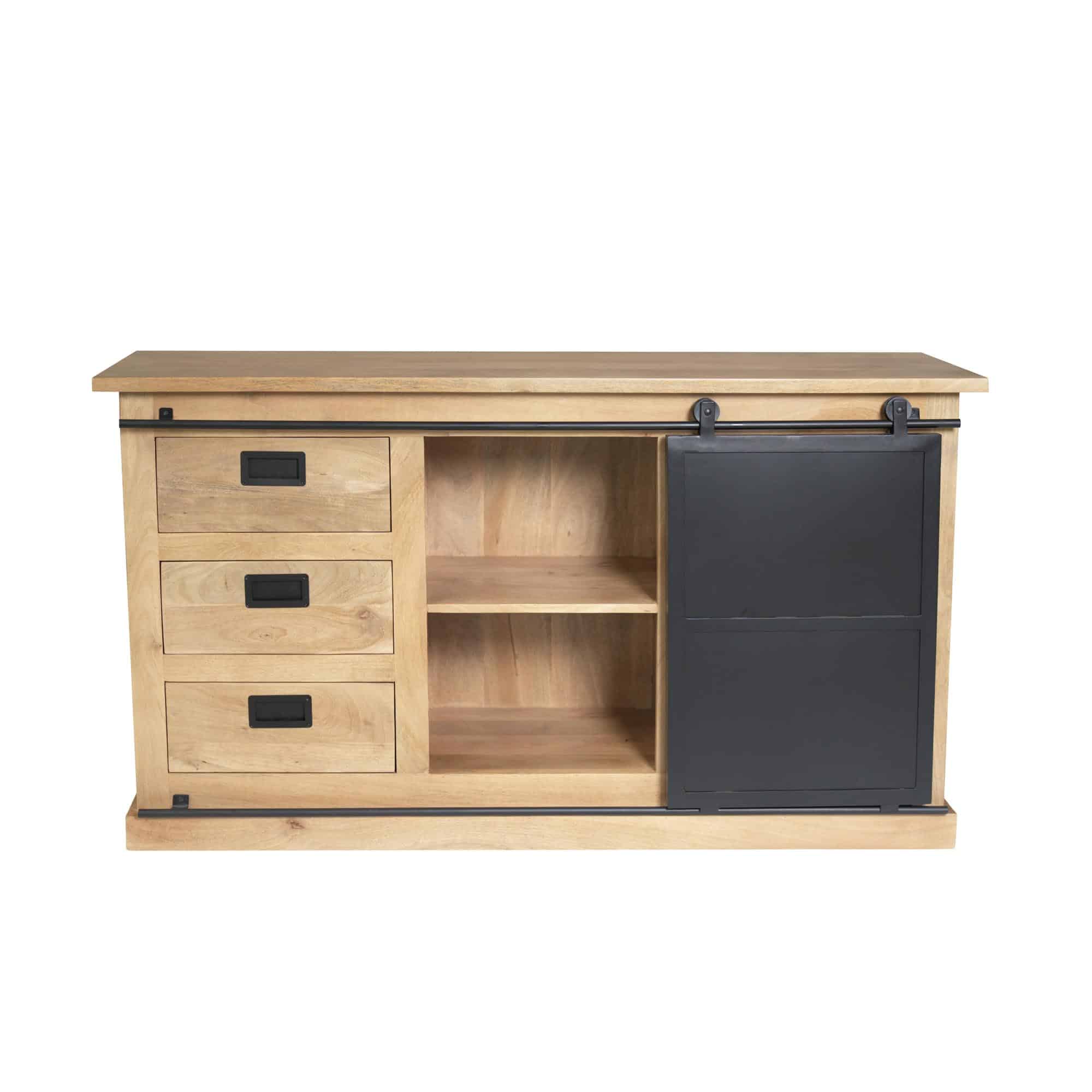 Starfurn Dressoir Fresno Naturel Mangohout 160 cm