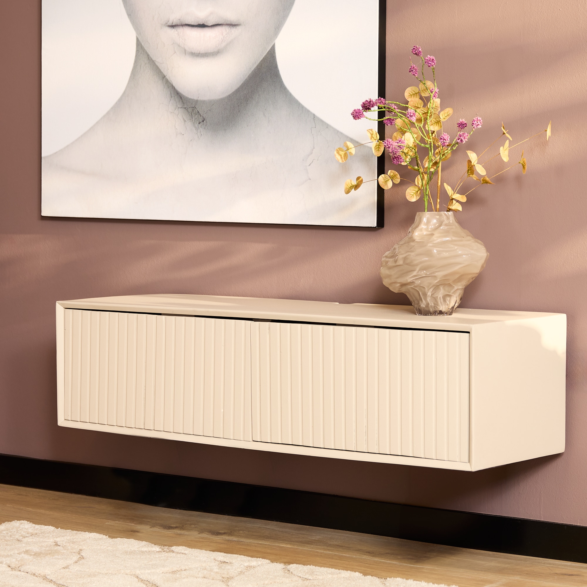 Starfurn Zwevend tv meubel Madison Sand | 120 cm