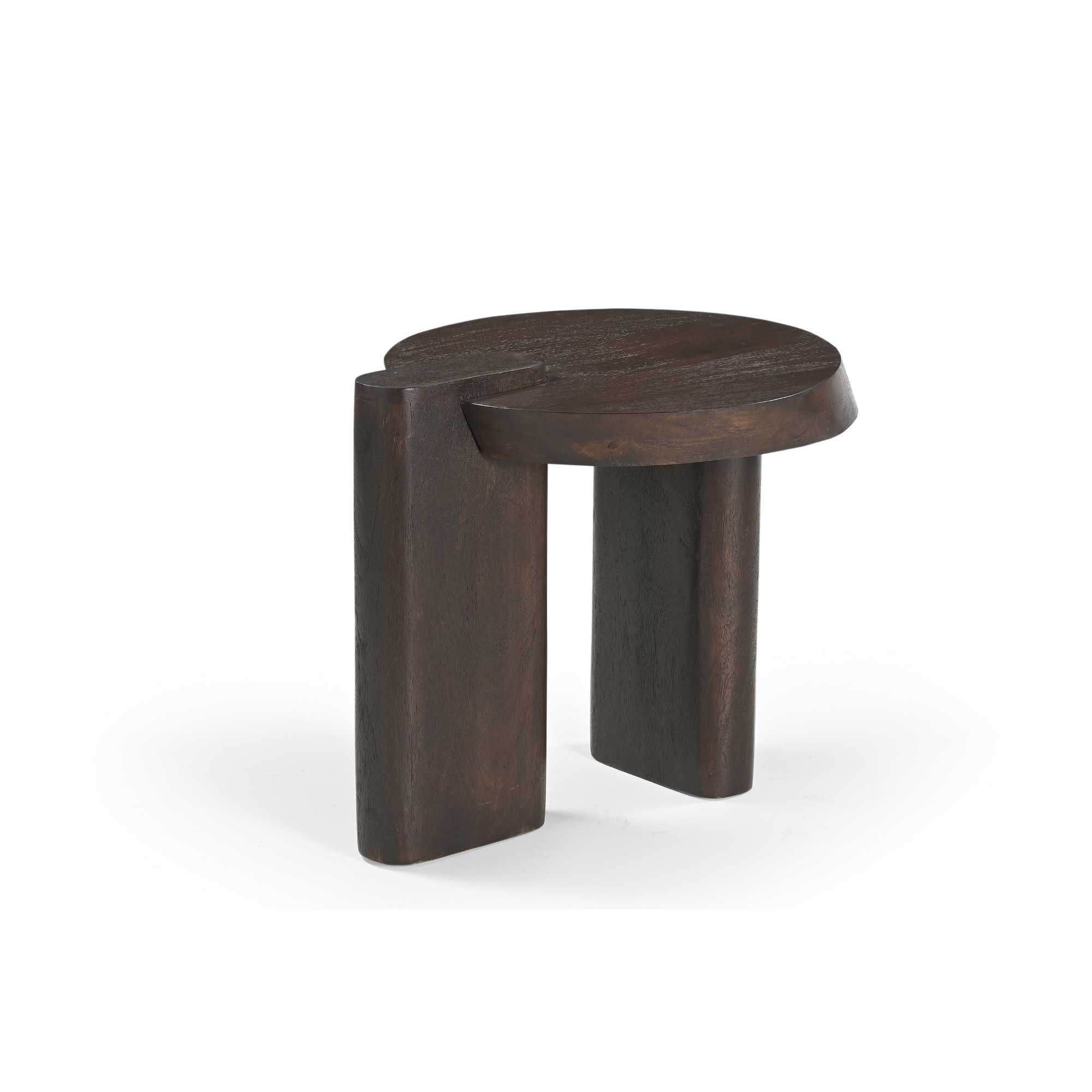 Starfurn Bijzettafel Rava Bruin Mangohout 50 cm