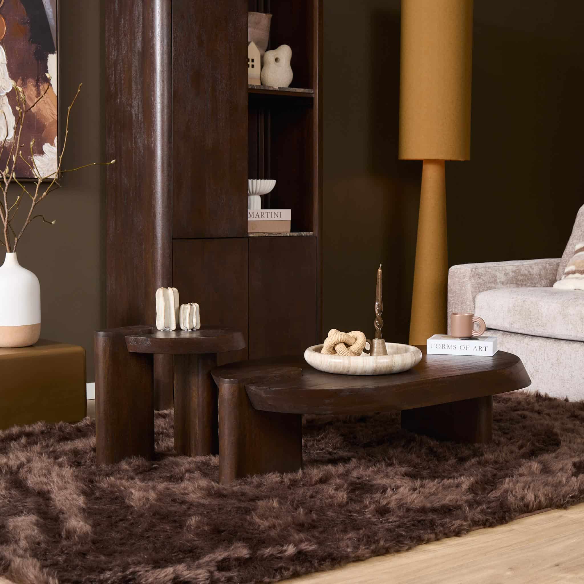 Starfurn Salontafel Rava Bruin Mangohout 125 cm
