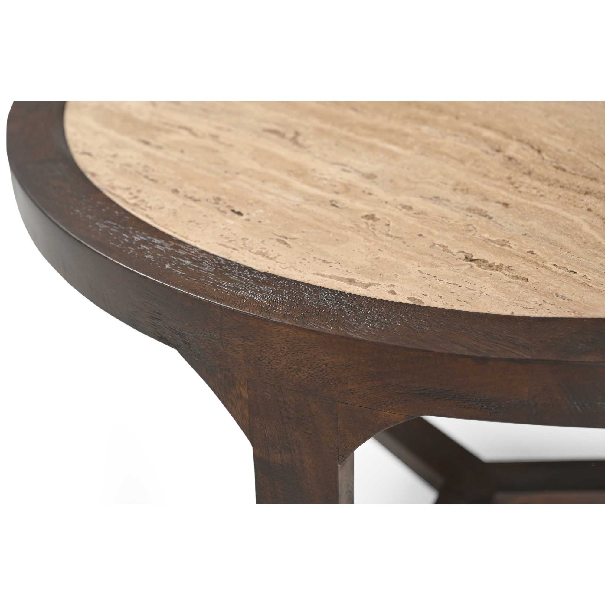 Starfurn Salontafel Morris Bruin Travertin 75 cm