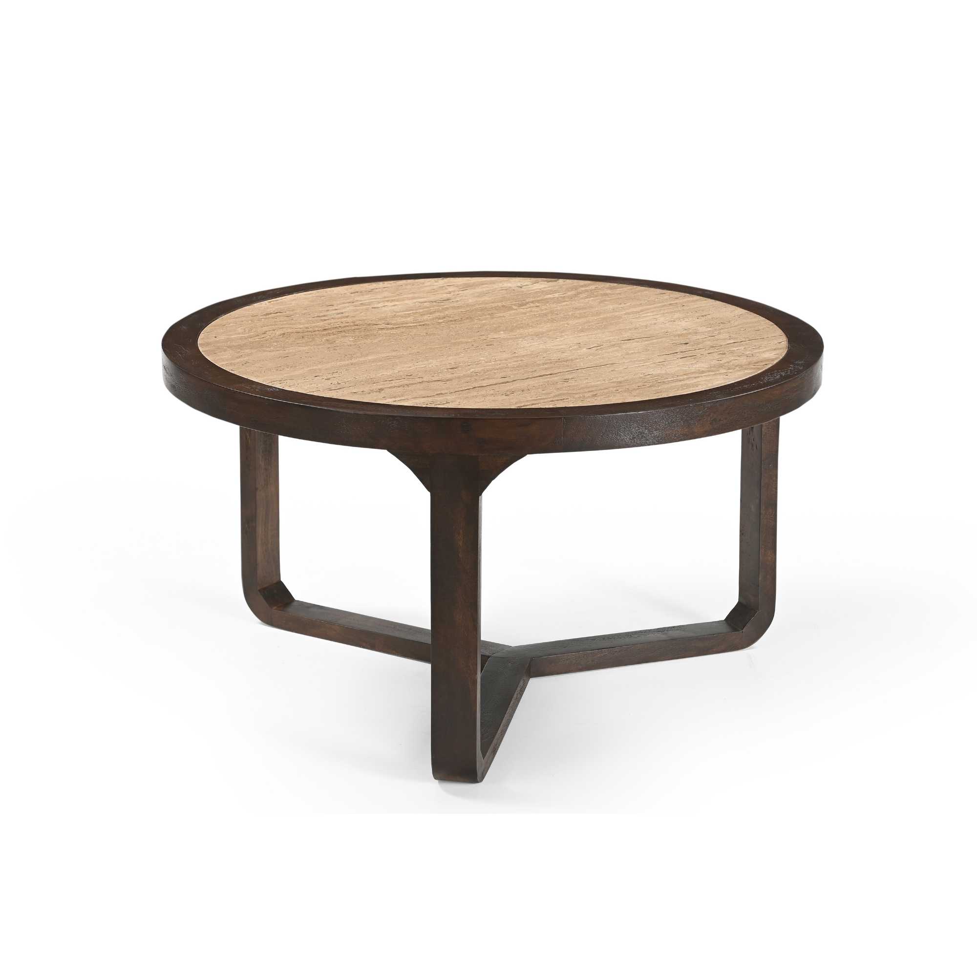 Starfurn Salontafel Morris Bruin Travertin 75 cm