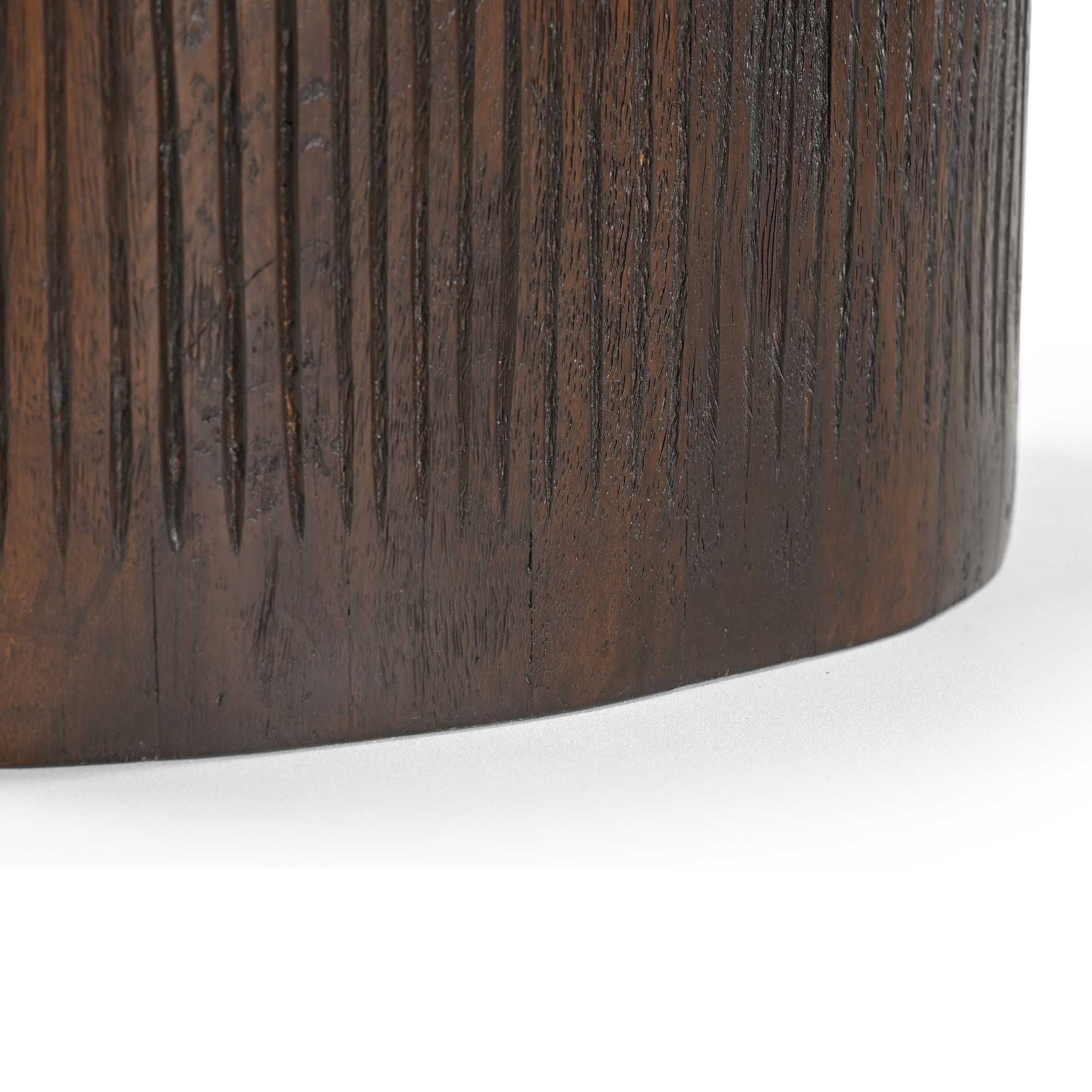Starfurn Bijzettafel Noel Bruin Marmer 60 cm