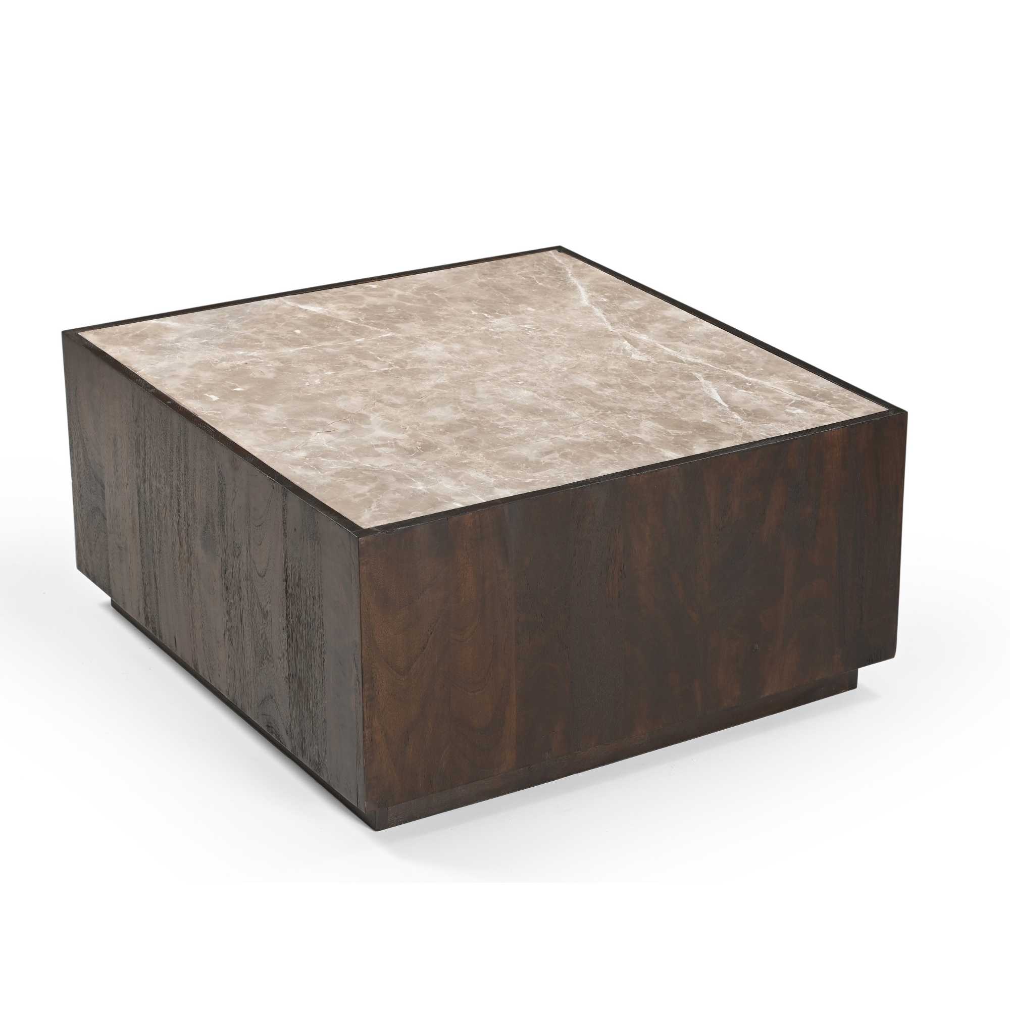 Starfurn Salontafel Moos Bruin Marmer 80 cm
