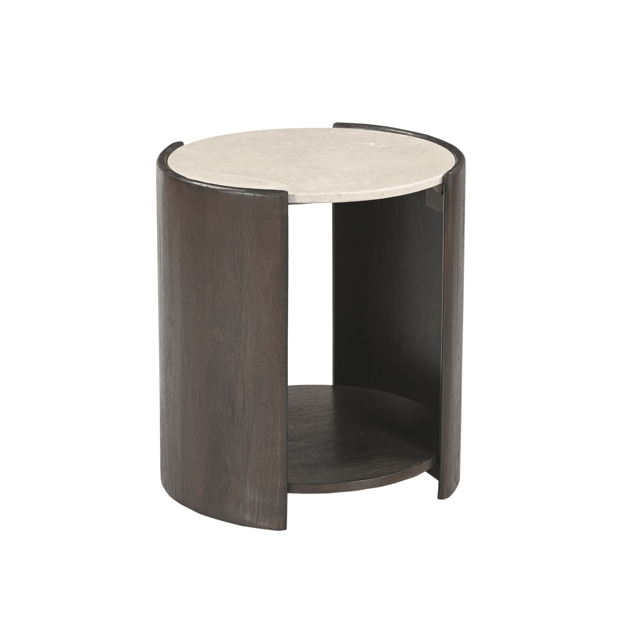Starfurn Bijzettafel Rune Botticino marmer 45 cm