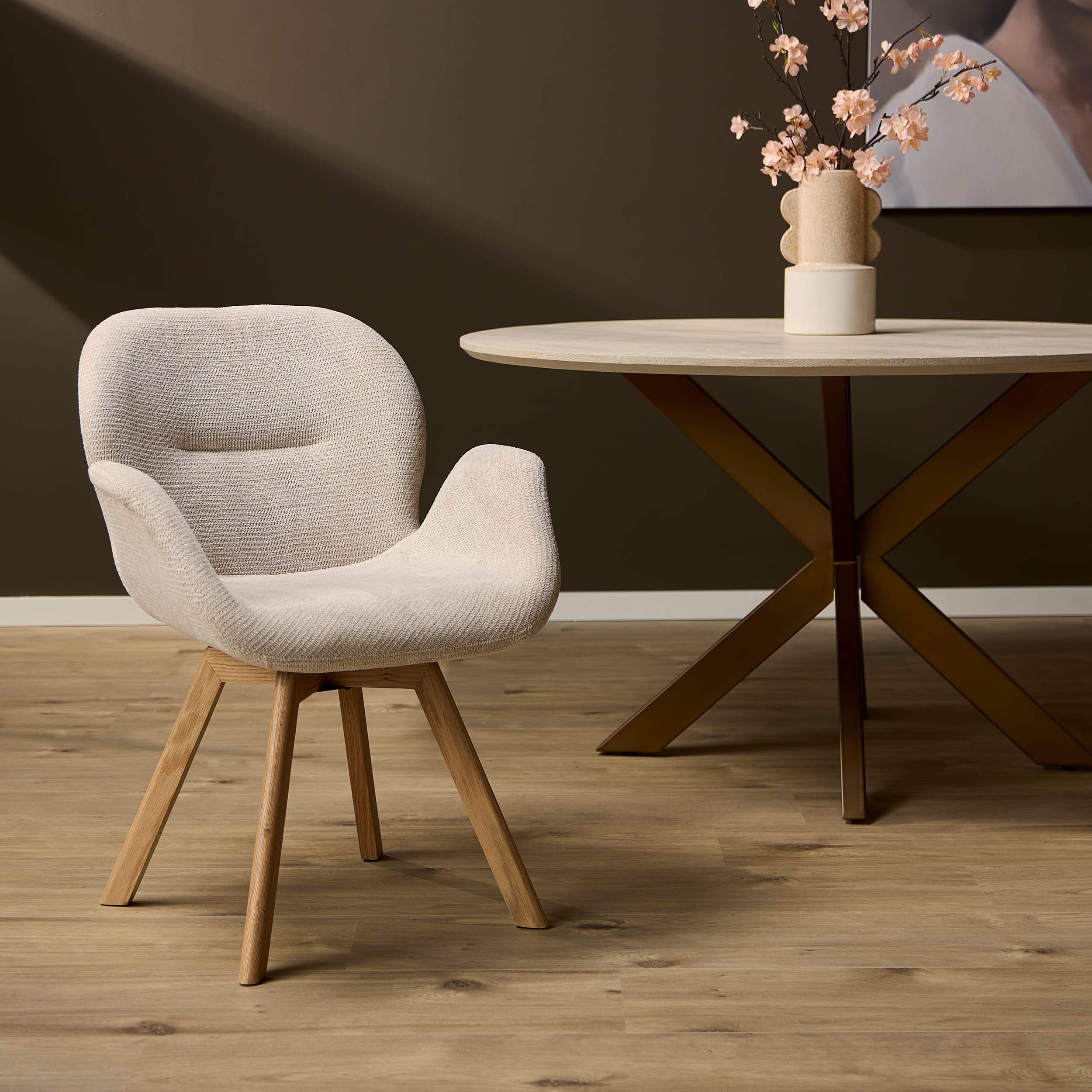 Starfurn Eetkamerstoel Jesse | Beige