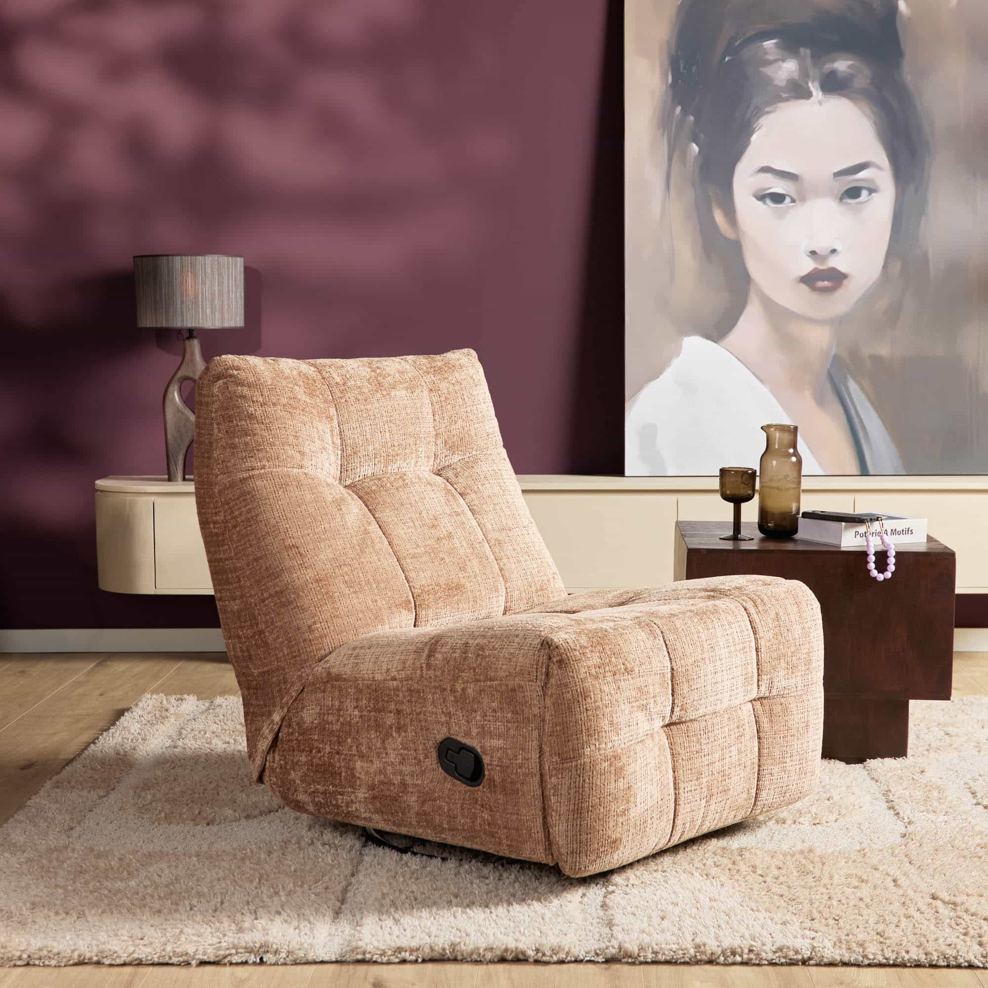 Starfurn Relaxfauteuil Chill Licht bruin