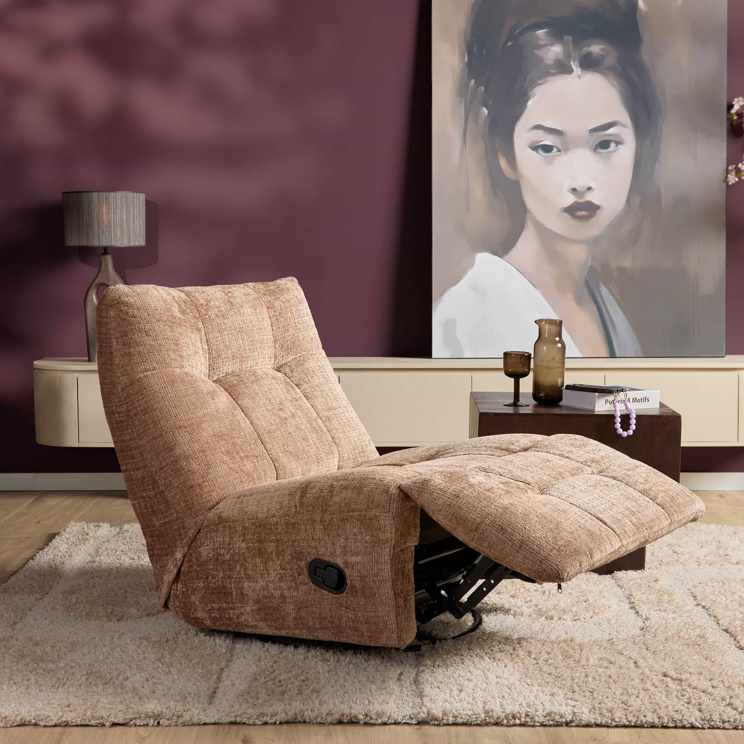 Starfurn Relaxfauteuil Chill Licht bruin