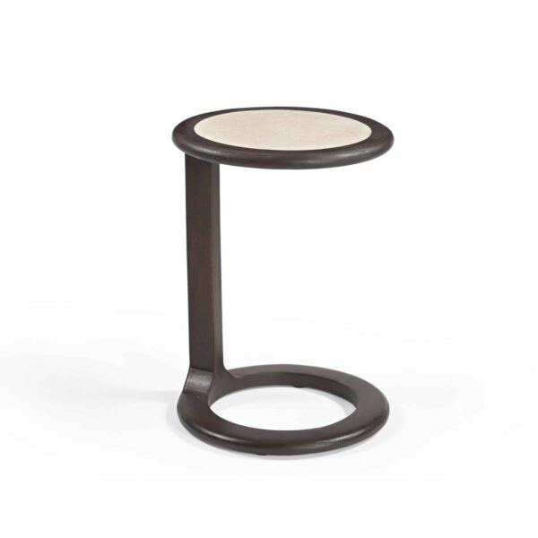 Starfurn Bijzettafel Vinn Bruin Travertin 55 cm