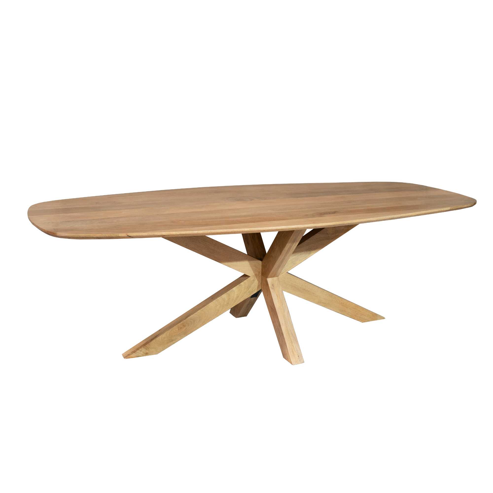 Starfurn Deens ovale eettafel Nina Naturel Mangohout 210 cm