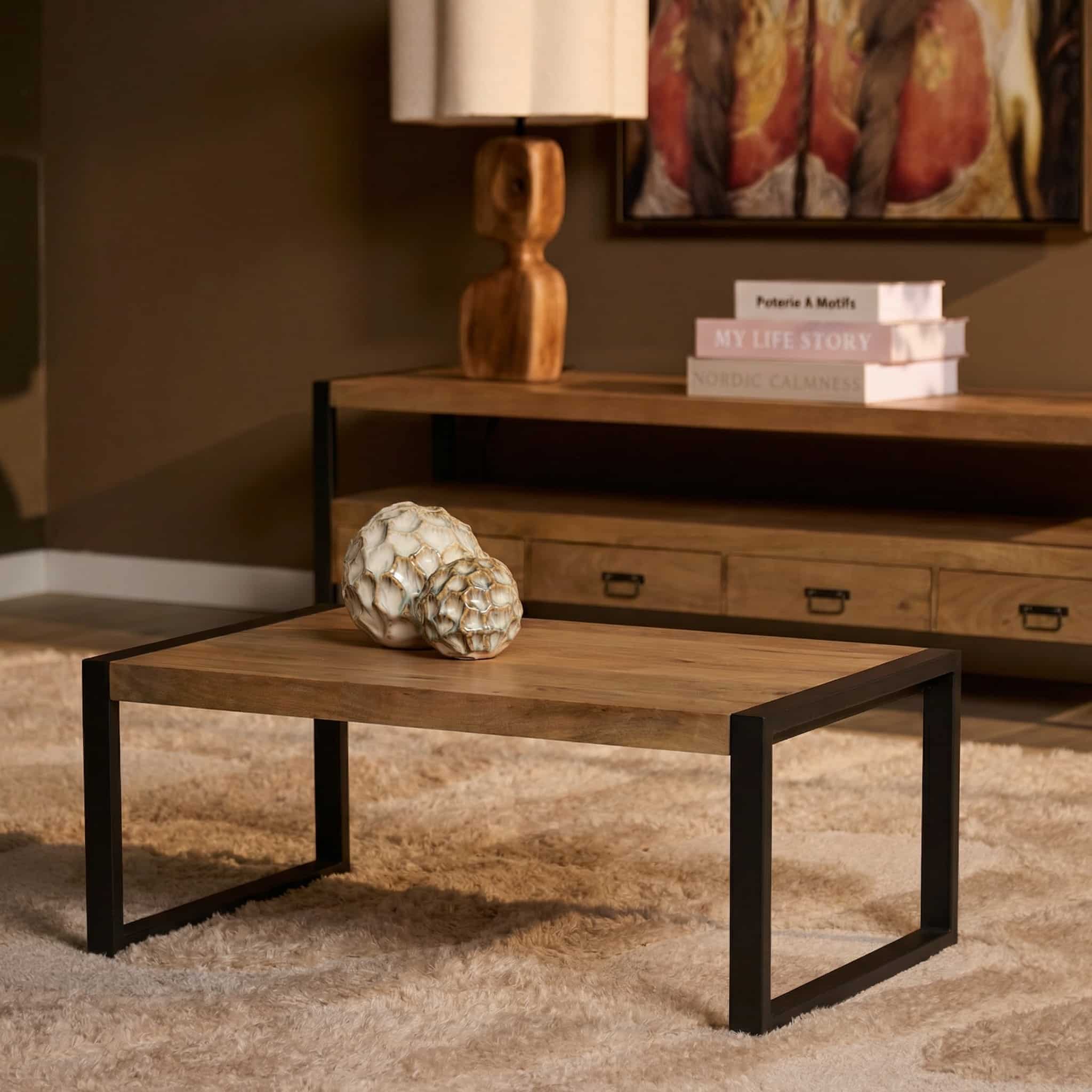 Starfurn Salontafel Britt Naturel Mangohout 110 cm