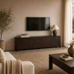 Starfurn Tv meubel Dallas Bruin Mangohout 210 cm