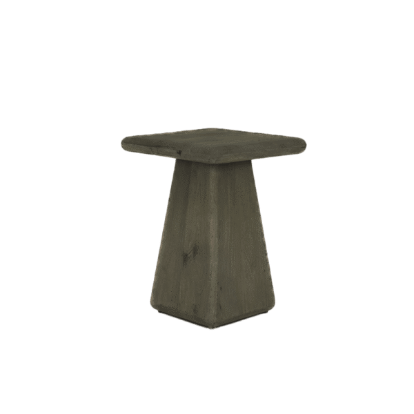 Tower Living bijzettafel Asti 40x40x55 cm vierkant mangohout olijfbruin