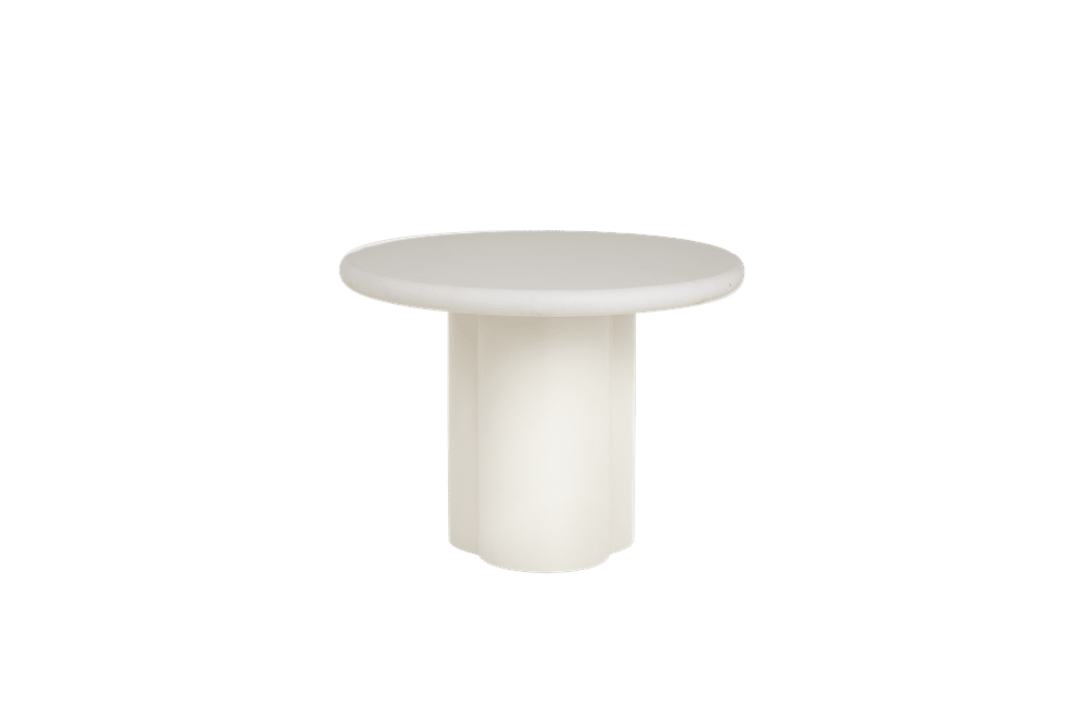 Tower Living bijzettafel Melzo 60x60x45 cm rond wit