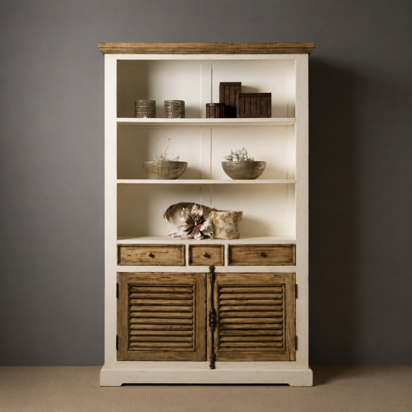 Tower Living boekenkast Amanda 120x35x190 cm grenen