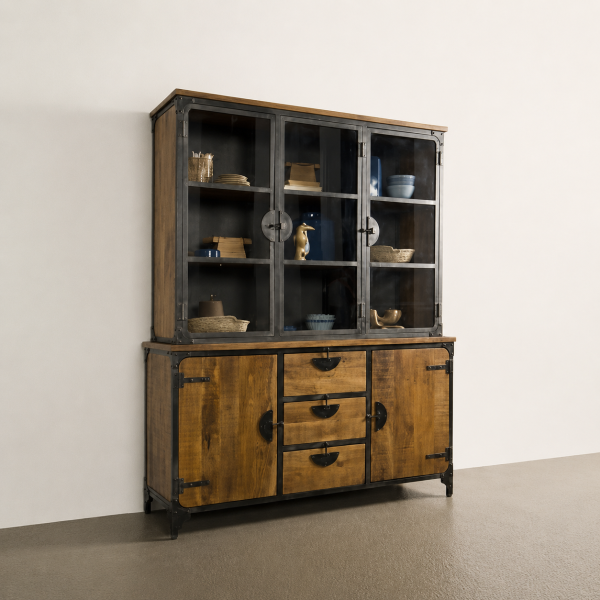 Tower Living buffetkast Basto 160x45x210 cm mangohout