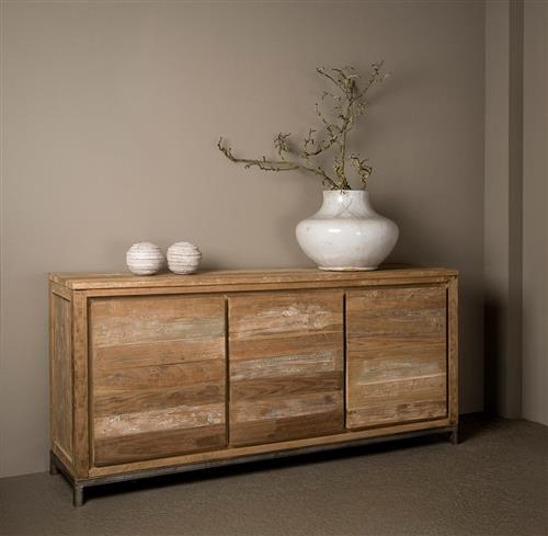 Tower Living dressoir Venetie 180x45x85 cm oud teak
