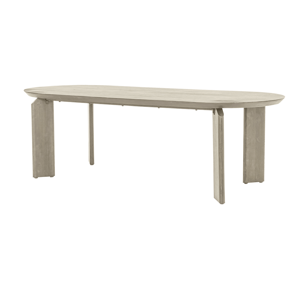 Tower Living eettafel Allure 220x100x76 cm white wash eiken