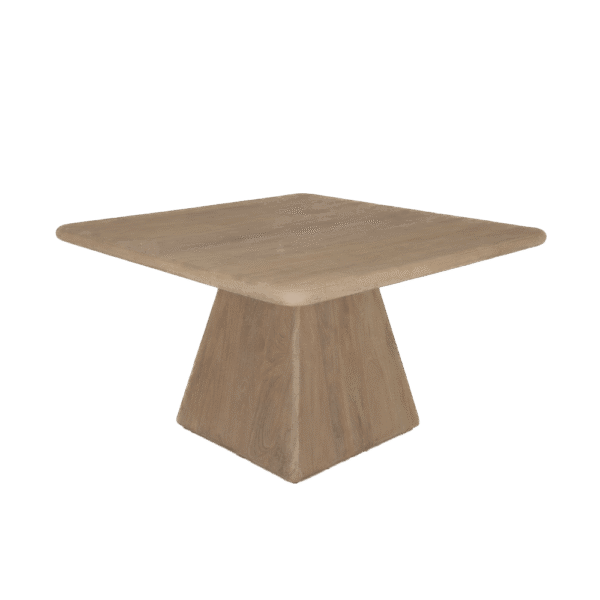 Tower Living eettafel Asti 130 cm vierkant mangohout naturel