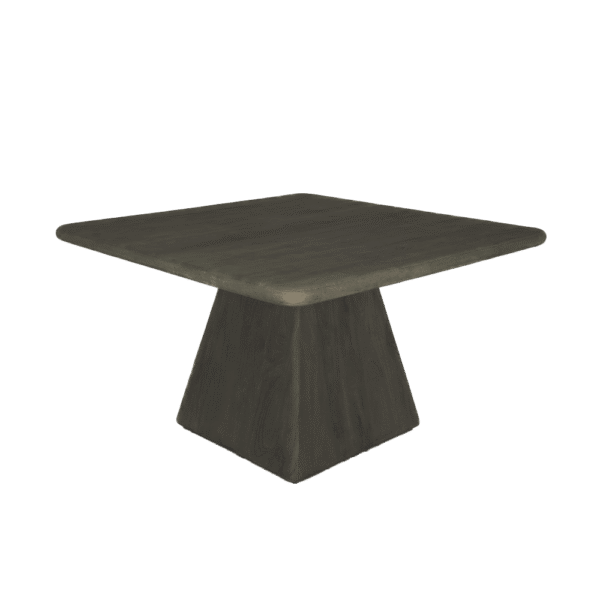 Tower Living eettafel Asti 130 cm vierkant mangohout olijfbruin