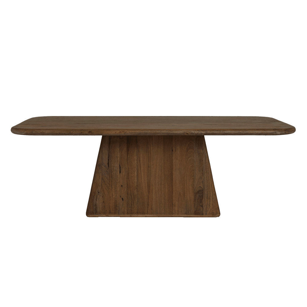 Tower Living eettafel Asti rechthoek 180x100x76 cm mangohout bruin