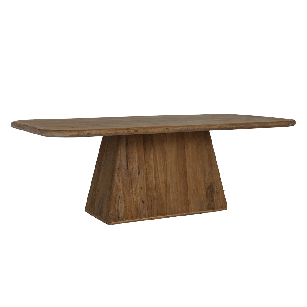 Tower Living eettafel Asti rechthoek 200x110x76 cm mangohout bruin