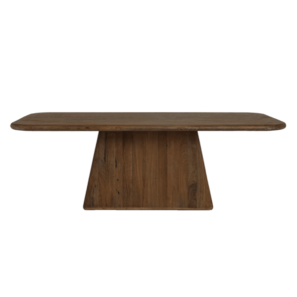 Tower Living eettafel Asti rechthoek 260x120x76 cm mangohout bruin