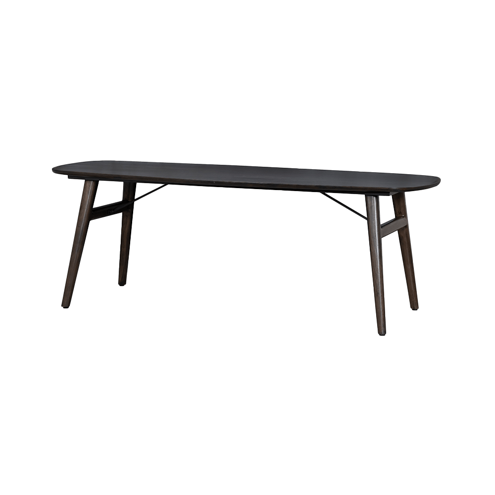 Tower Living eettafel Aura deens ovaal 160x90x76 cm espresso acacia