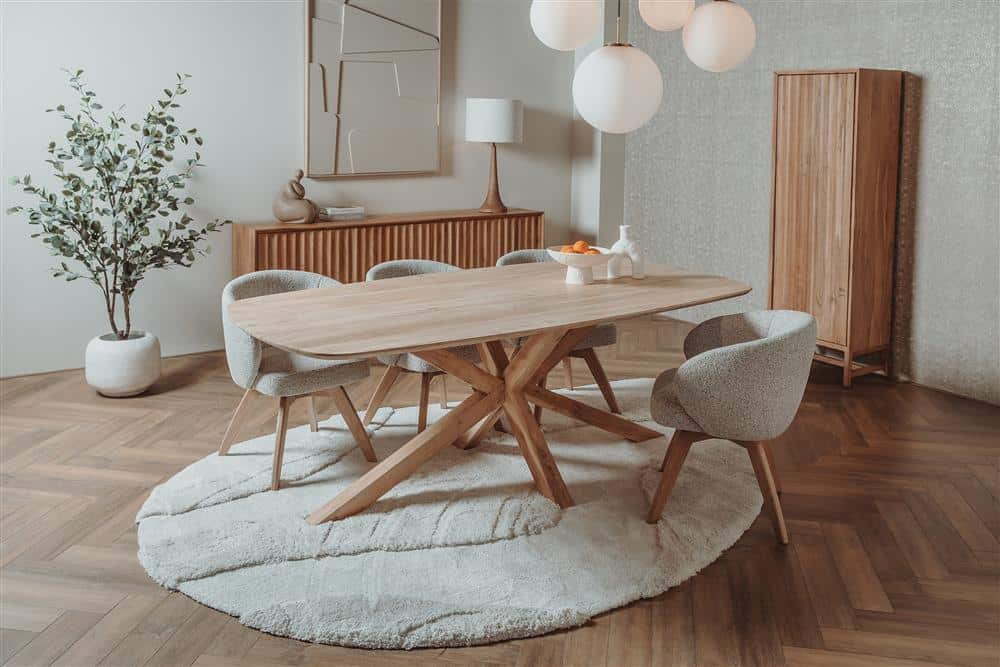 Tower Living eettafel Crotone 240x110x77 cm acacia