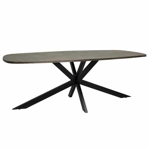 Tower Living eettafel Silvi 180x100x78 cm bruin mangohout