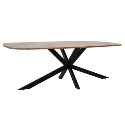 Tower Living eettafel Silvi 200x110x78 cm naturel mangohout