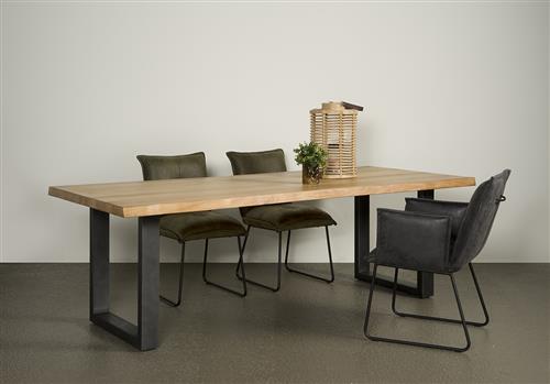 Tower Living eettafel Ultimo 200x100x78 cm naturel acacia