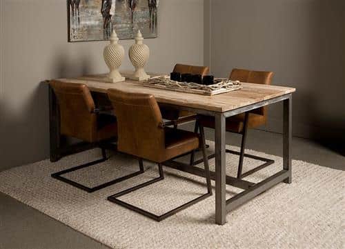 Tower Living eettafel Venetie 240x100x78 cm oud teak