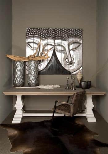 Tower Living klooster Eettafel Parma Toscana 300x100x78 cm eiken