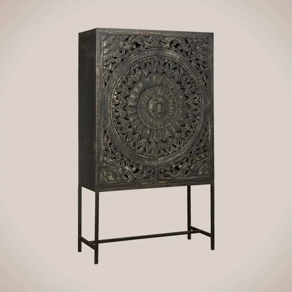 Tower Living opbergkast Casina 110x45x190 cm mangohout