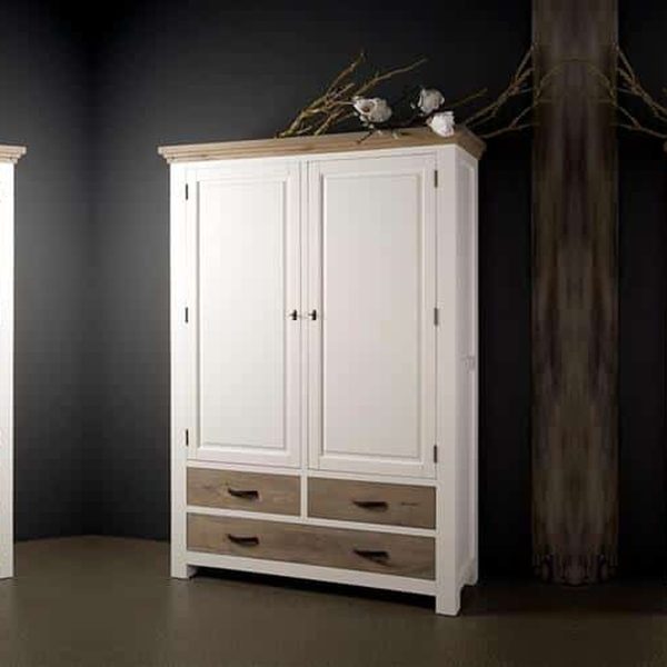 Tower Living opbergkast Parma Toscana 140x45x200 cm eiken