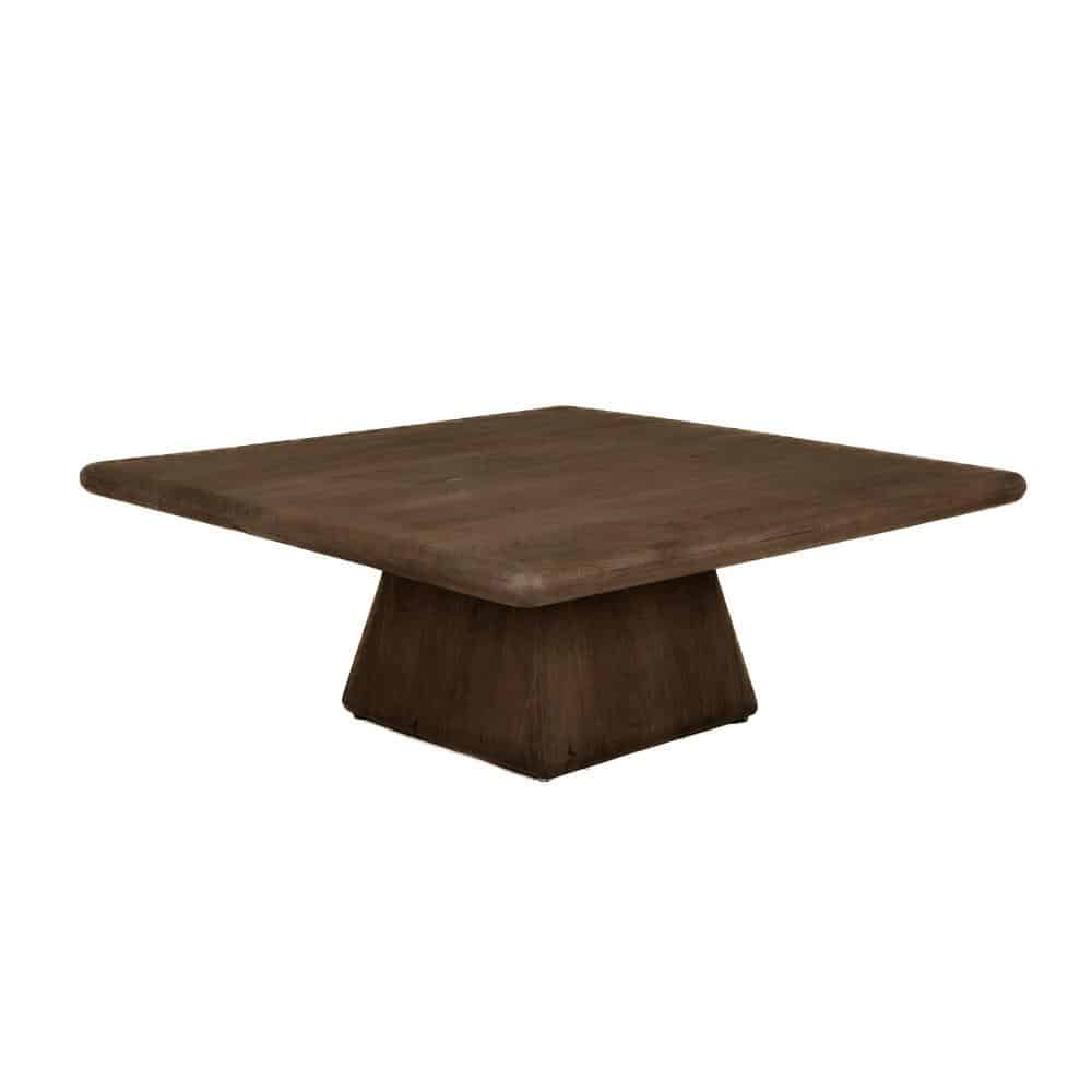 Tower Living salontafel Asti 90x90x38 cm vierkant mangohout bruin