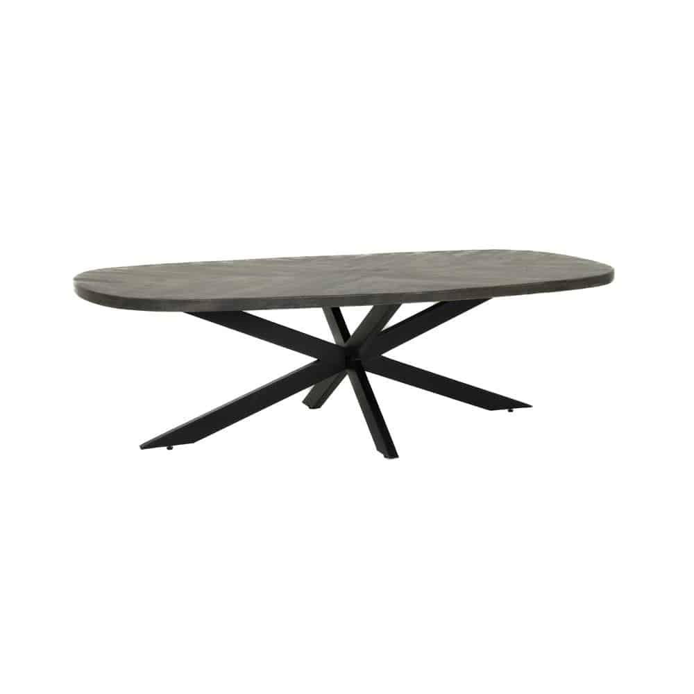 Tower Living salontafel Silvi 130x70x40 cm mangohout bruin