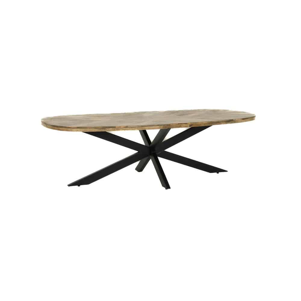 Tower Living salontafel Silvi 130x70x40 cm mangohout naturel