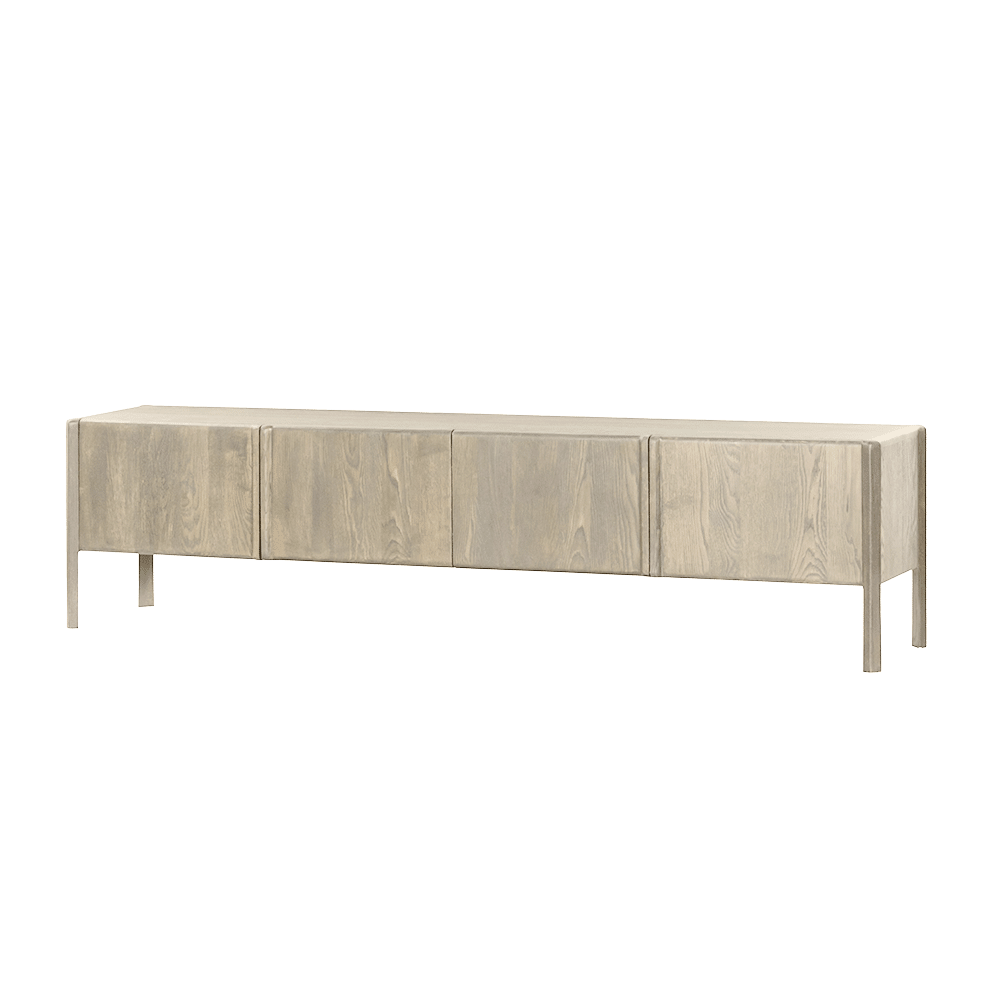 Tower Living tv meubel Amalfi 220x42x55 cm white wash eiken