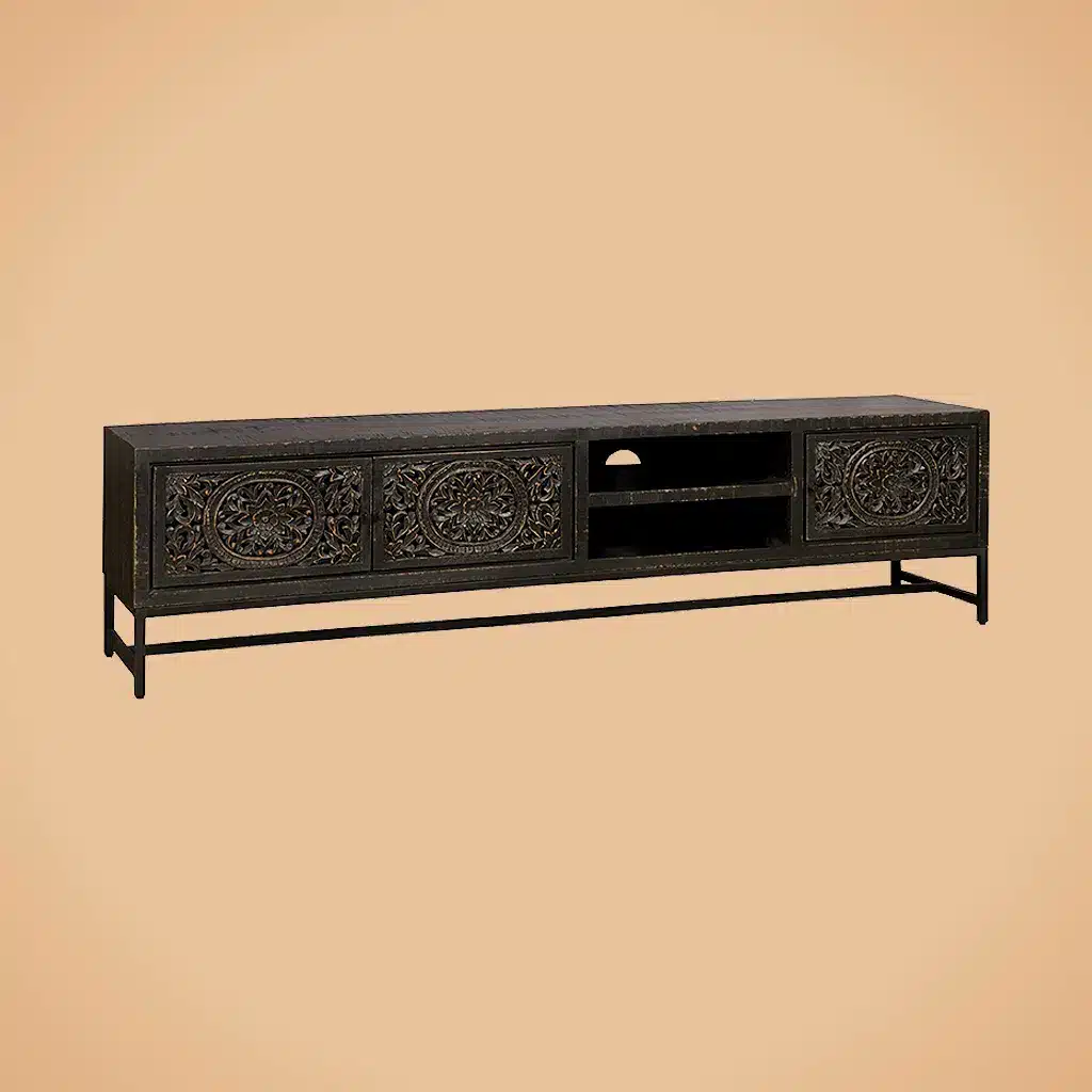 Tower Living tv meubel Casina 200x40x50 cm mangohout